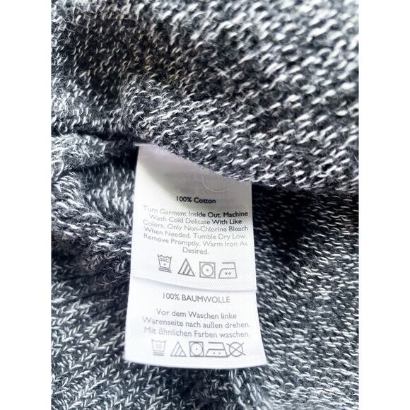 Men's Eddie Bauer Marled Gray Cotton Crewneck Sweater Size Medium - Picture 5 of 7